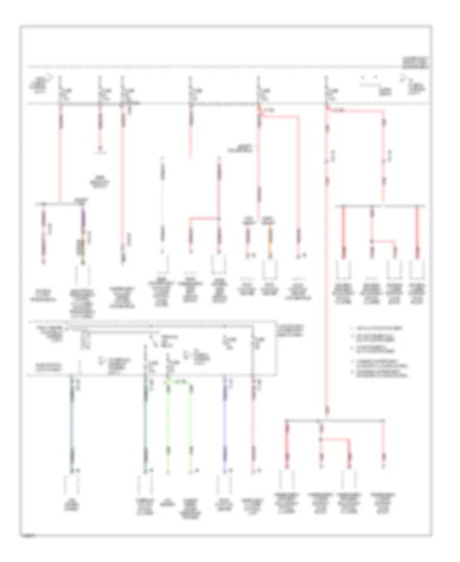 Электросхема блока предохранителей и реле (3 из 7) для BMW 640i 2014