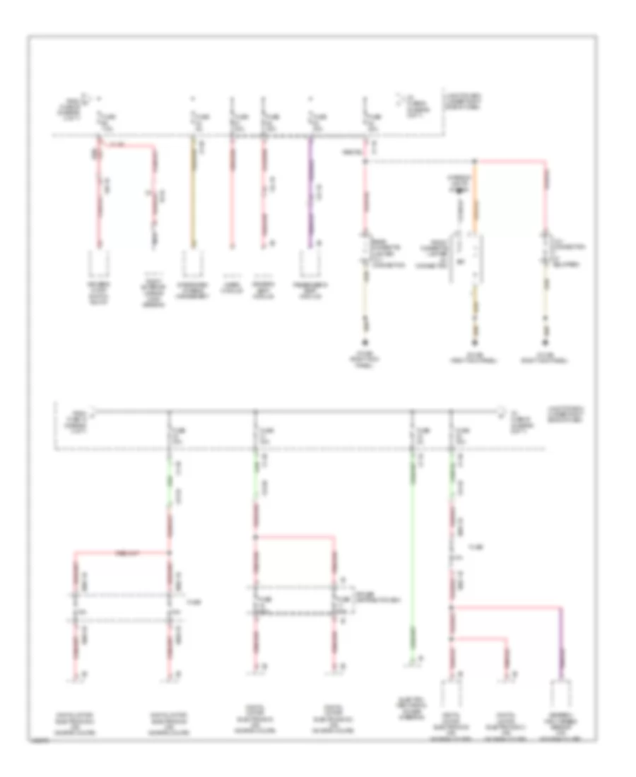 Электросхема блока предохранителей и реле (4 из 7) для BMW 640i 2014