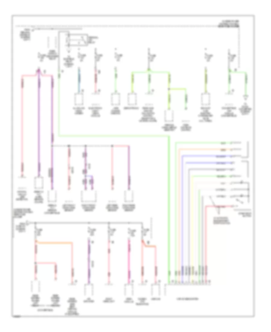 Электросхема блока предохранителей и реле (7 из 7) для BMW 640i 2014