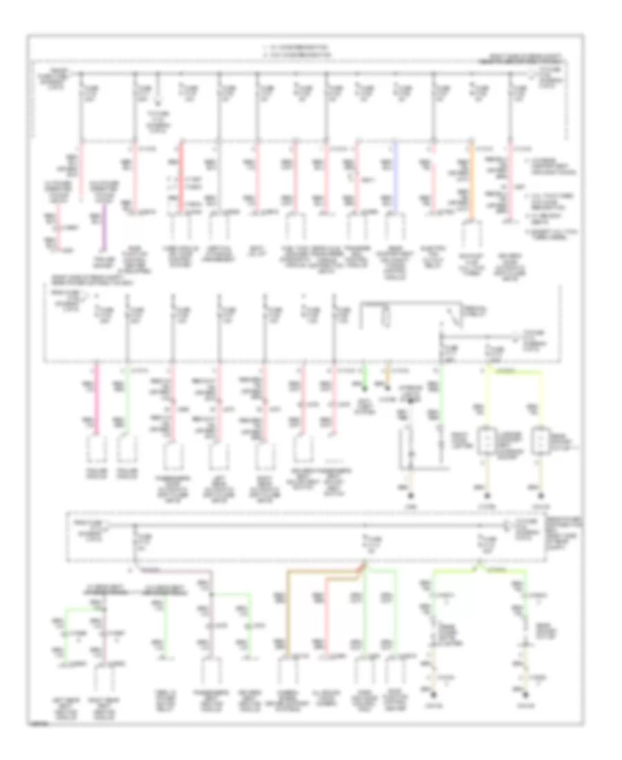 Электросхема блока предохранителей и реле (4 из 5) для BMW X5 50i 2011