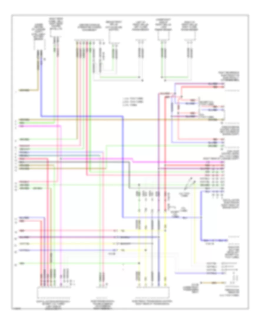 Электросхема линии передачи данных CAN (4 из 4) для BMW 740Li 2013