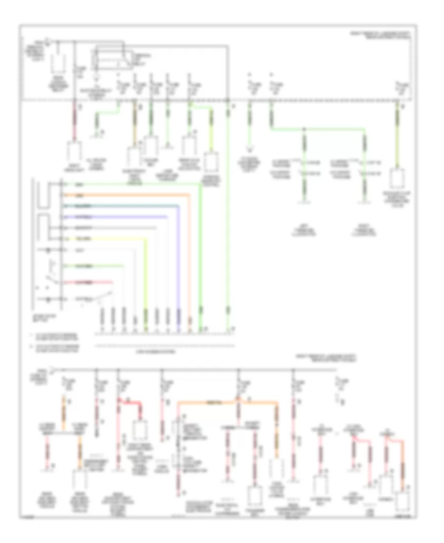 Электросхема блока предохранителей и реле (7 из 7) для BMW 740Li 2013