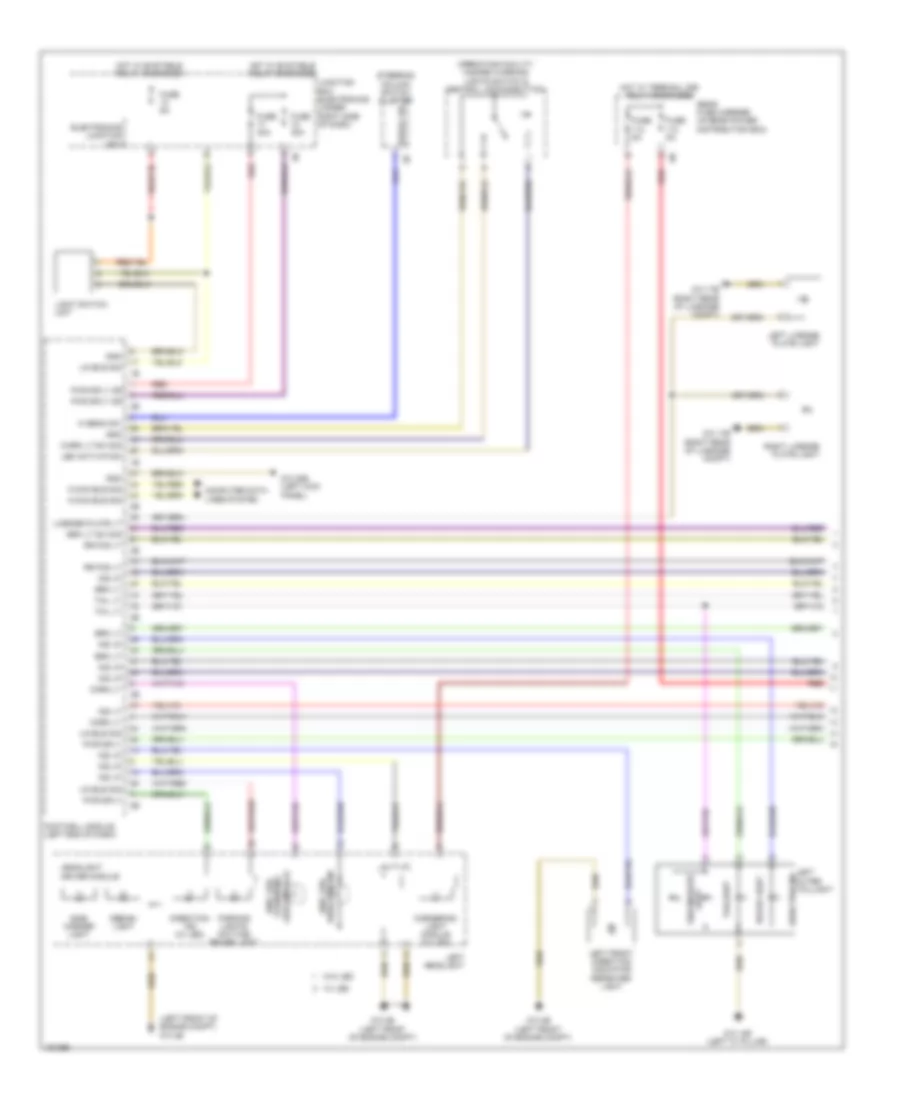 Электросхема розетки подключения прицепа и внешнего освещения (1 из 3) для BMW 640i Gran Coupe 2014