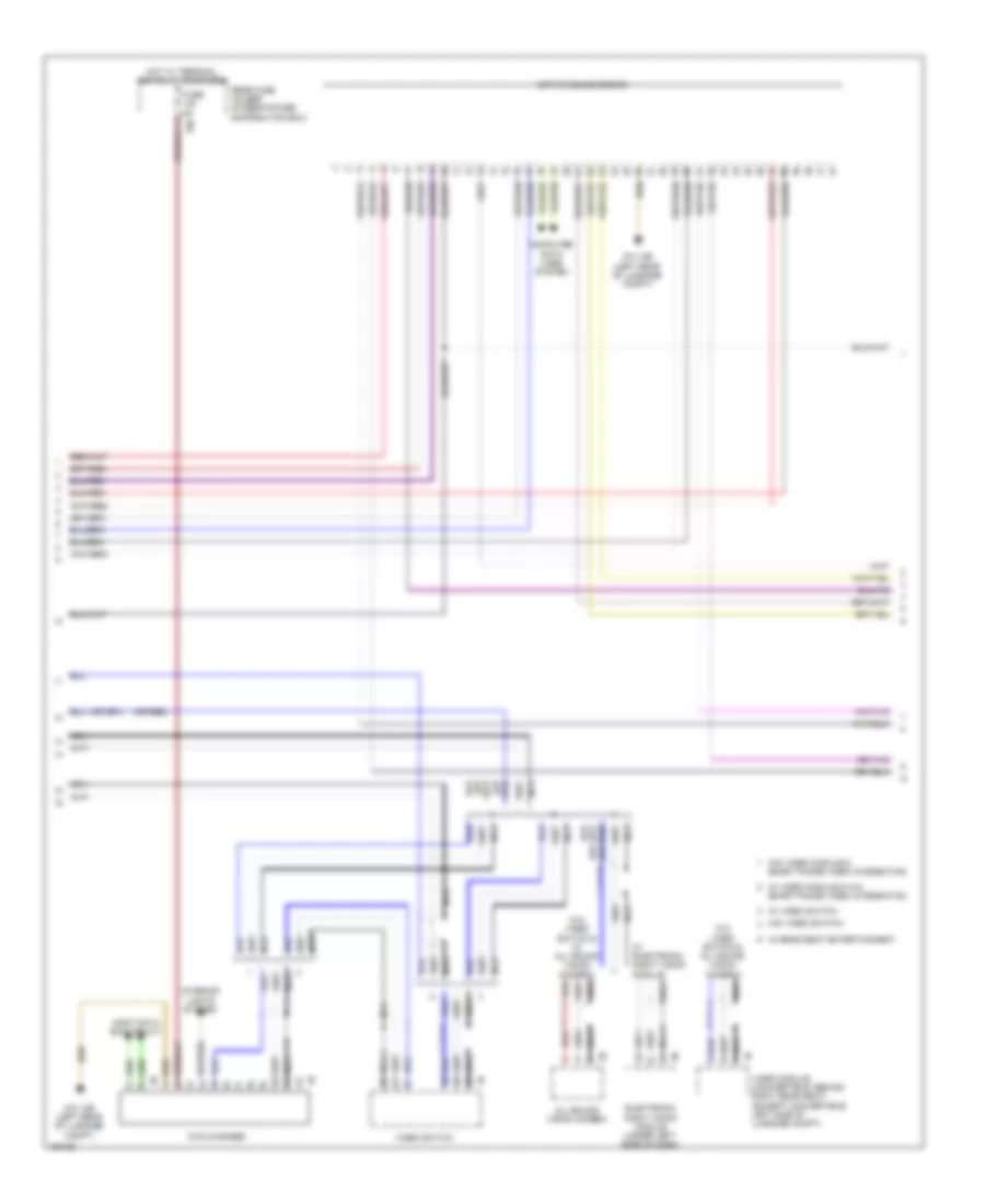 Navigation Wiring Diagram, withHifi Radio & Active Sound Design (2 из 3) для BMW 640i xDrive 2014