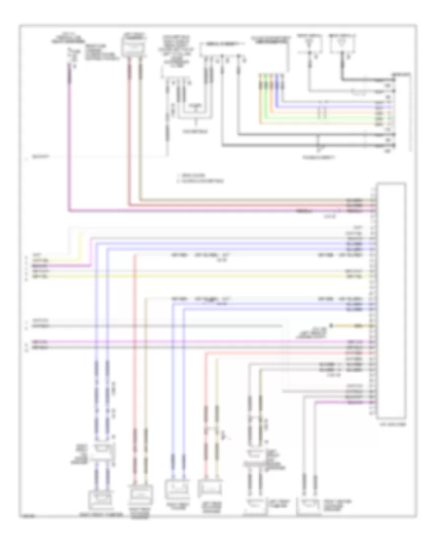 Navigation Wiring Diagram, withHifi Radio & Active Sound Design (3 из 3) для BMW 640i xDrive 2014