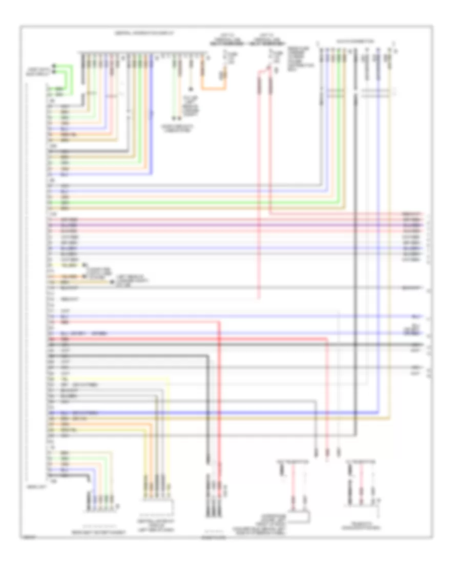 Navigation Wiring Diagram, withHifi Radio & Active Sound Design (1 из 3) для BMW 650i 2014