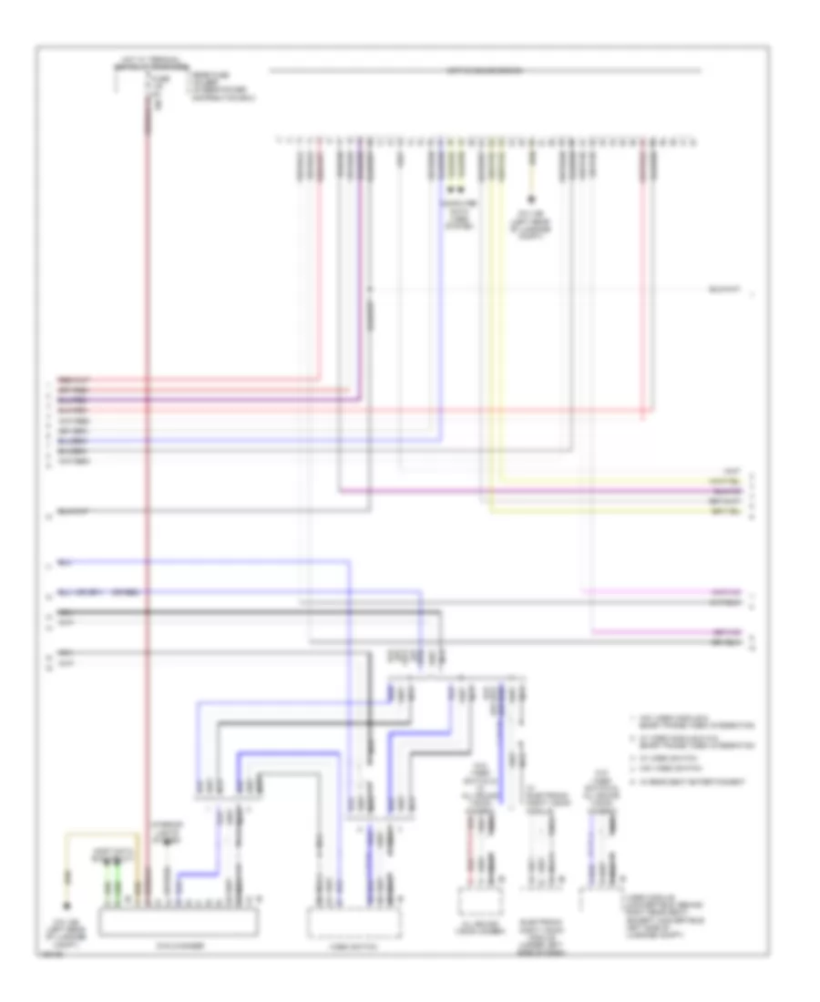 Navigation Wiring Diagram, withHifi Radio & Active Sound Design (2 из 3) для BMW 650i 2014
