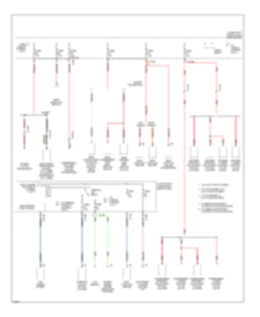Электросхема блока предохранителей и реле (3 из 7) для BMW 650i 2014