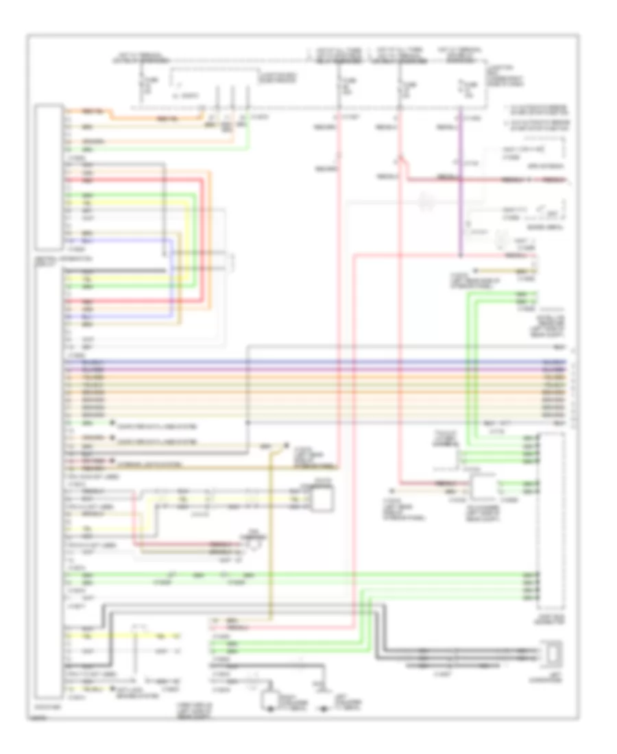 Navigation Wiring Diagram, Convertible withCCC, M-ASK & Hifi Radio (1 из 2) для BMW M3 2012