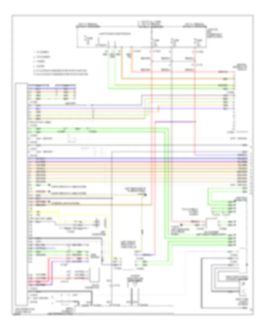 Navigation Wiring Diagram, Coupe withCIC & Hifi Radio (1 из 2) для BMW M3 2012