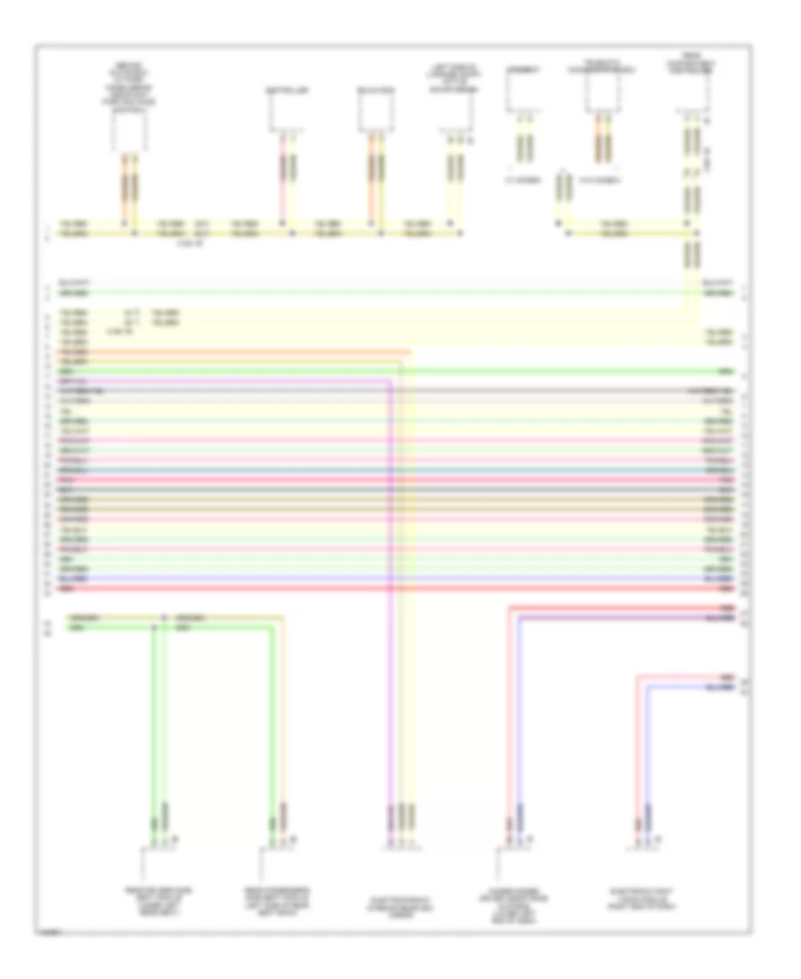Электросхема линии передачи данных CAN (3 из 5) для BMW 740i 2014