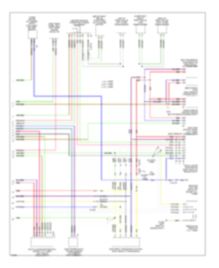 Электросхема линии передачи данных CAN (5 из 5) для BMW 740i 2014