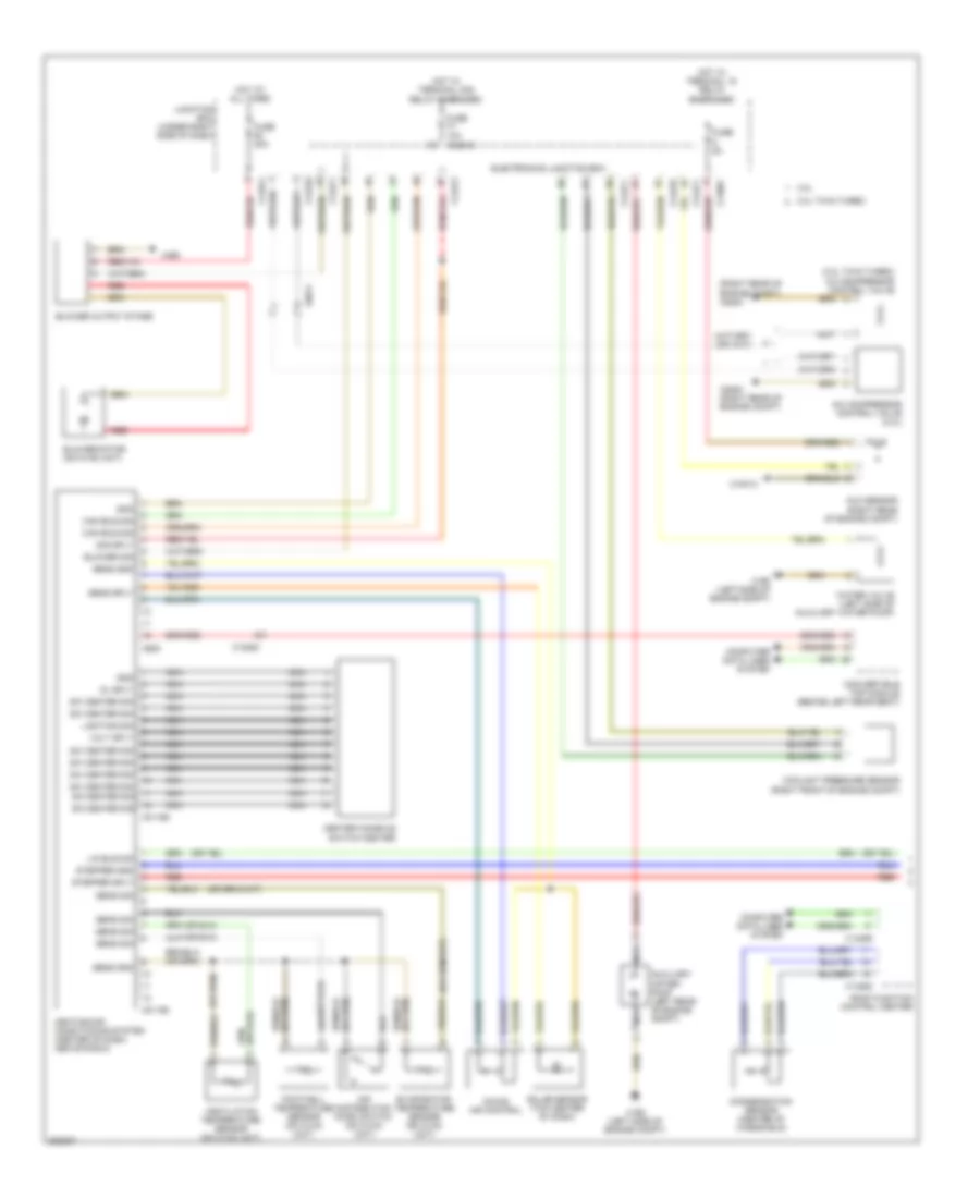 Электросхема кондиционера (1 из 2) для BMW 128i 2012