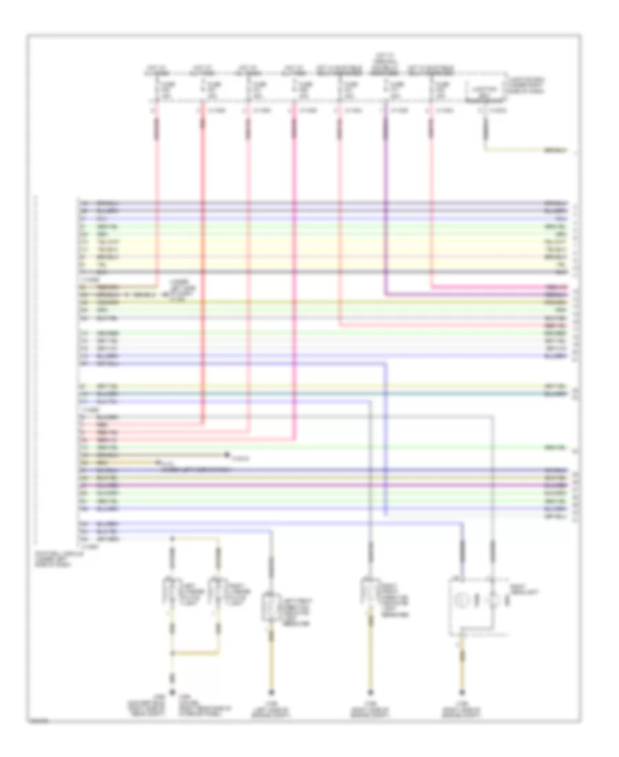 Электросхема розетки подключения прицепа и внешнего освещения (1 из 3) для BMW 128i 2012