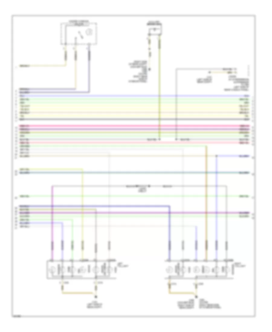 Электросхема розетки подключения прицепа и внешнего освещения (2 из 3) для BMW 128i 2012