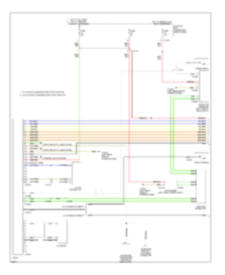 Hifi Radio Wiring Diagram, Convertible without CIC, CCC & M-ASK (1 из 2) для BMW 328i 2012