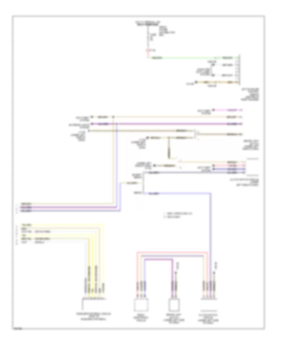 Электросхема системы круизконтроля (2 из 2) для BMW 328i 2012