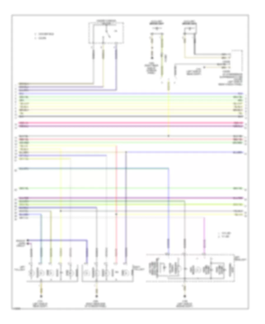 Электросхема розетки подключения прицепа и внешнего освещения (2 из 3) для BMW M3 2013