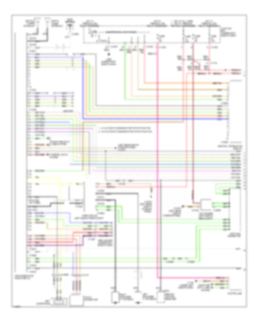 Navigation Wiring Diagram, Convertible withCIC & Hifi Radio (1 из 2) для BMW M3 2013