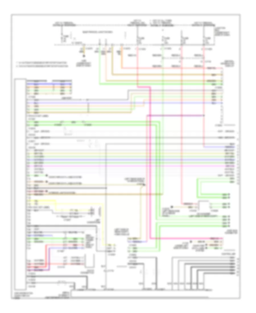 Navigation Wiring Diagram, Coupe withCIC & Hifi Radio (1 из 2) для BMW M3 2013