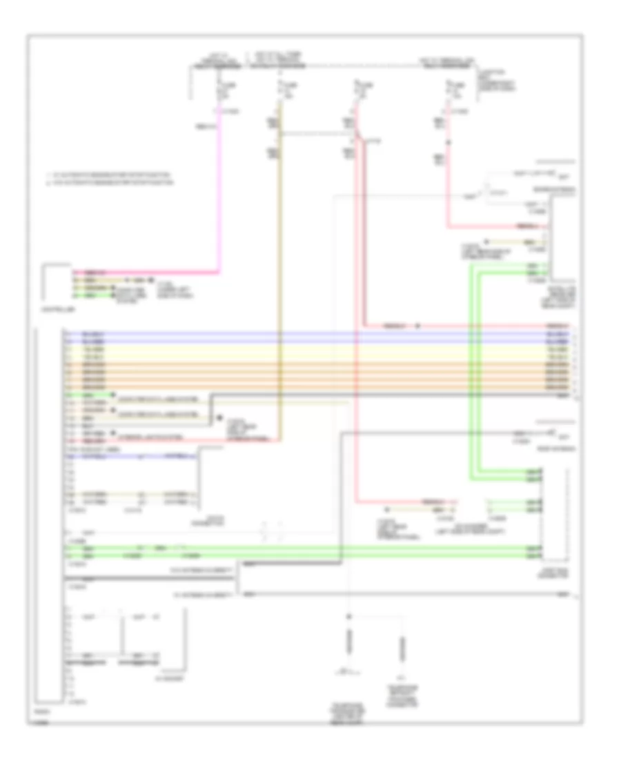 Hifi Radio Wiring Diagram, Convertible without CIC, CCC & M-ASK (1 из 2) для BMW M3 2013