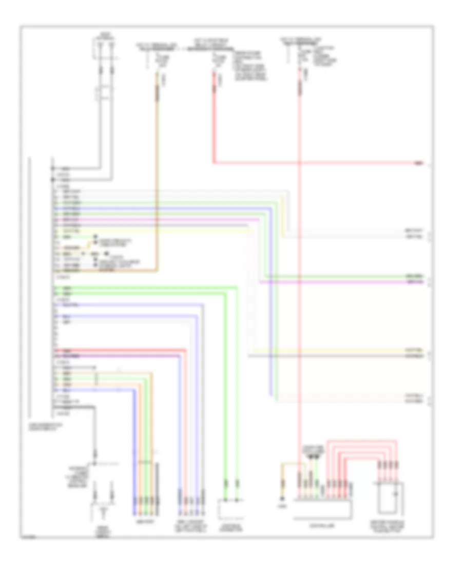 Radio Wiring Diagram, withCIC & HIFI Радио (1 из 2) для BMW X5 30i 2010