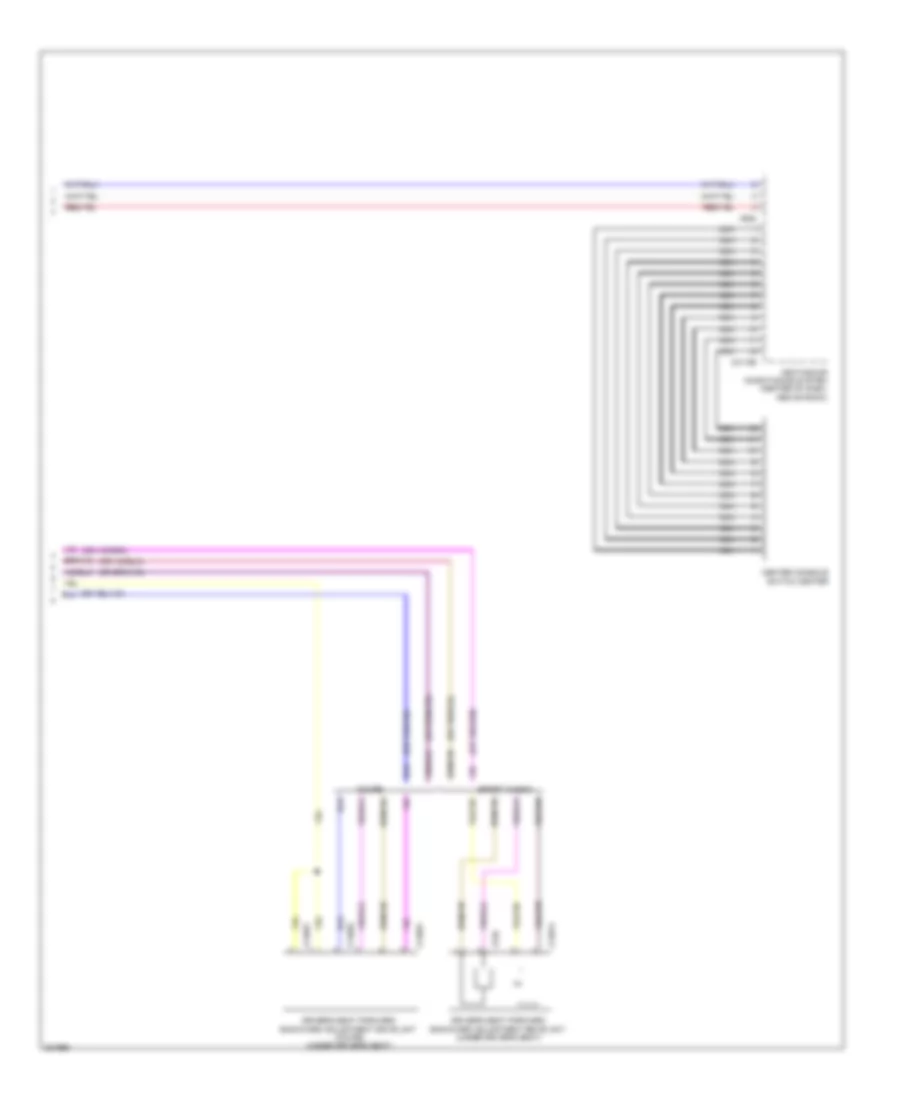 Электросхема памяти водительского сиденья (2 из 2) для BMW 335xi 2012