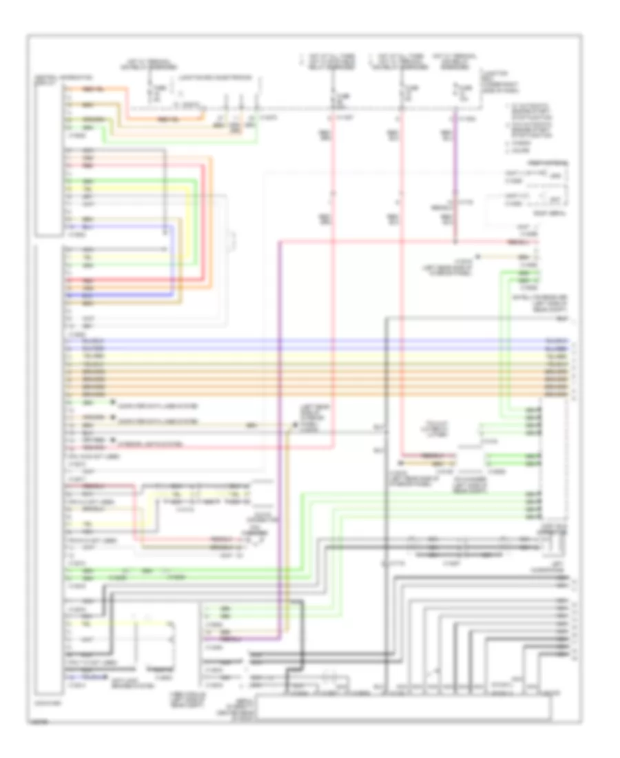 Navigation Wiring Diagram, Hifi Radio withCCC & M-ASK (1 из 2) для BMW 335xi 2012