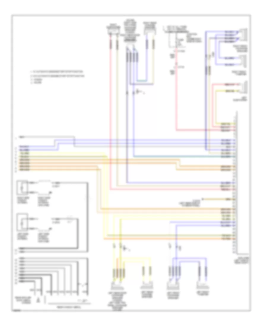 Navigation Wiring Diagram, Hifi Radio withCCC & M-ASK (2 из 2) для BMW 335xi 2012