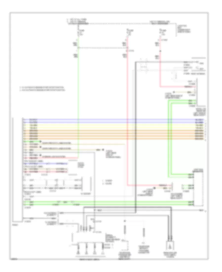 Hifi Radio Wiring Diagram, without CIC, CCC & M-ASK (1 из 2) для BMW 335xi 2012