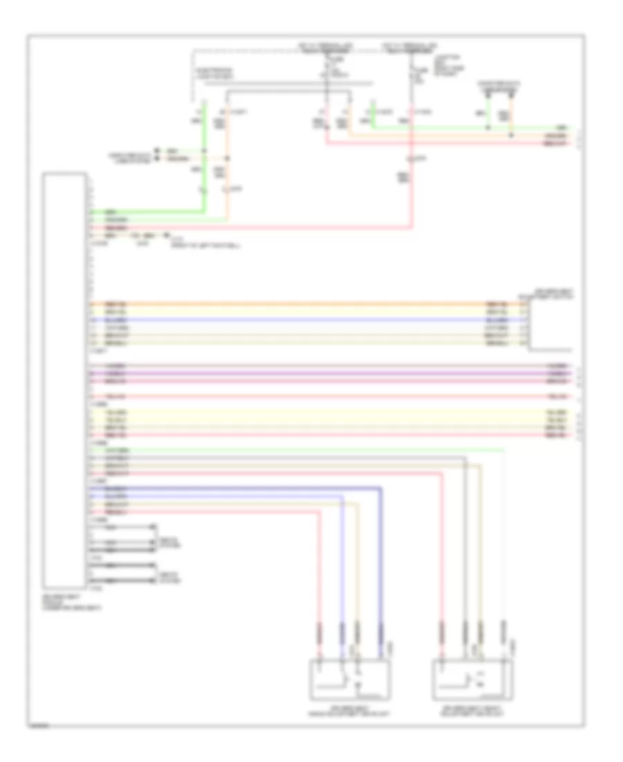Электросхема системы памяти (1 из 2) для BMW Z4 28i 2012