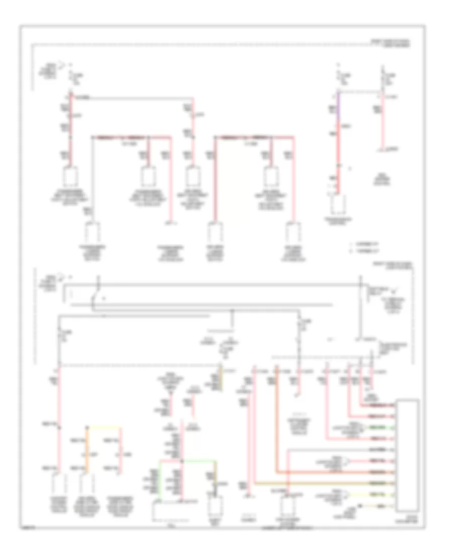 Электросхема блока предохранителей и реле (4 из 4) для BMW Z4 28i 2012