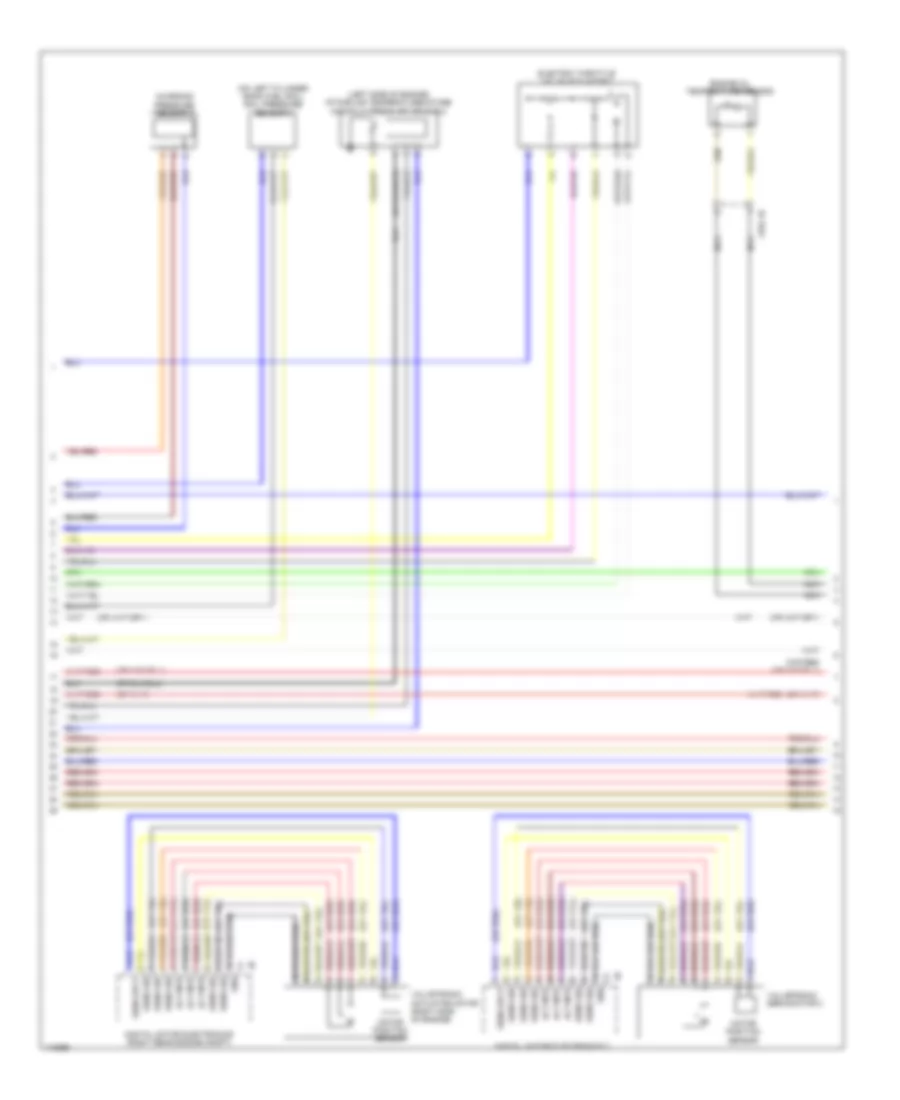 4.4L звукопровод, Электросхема системы управления двигателем (7 из 11) для BMW M5 2013