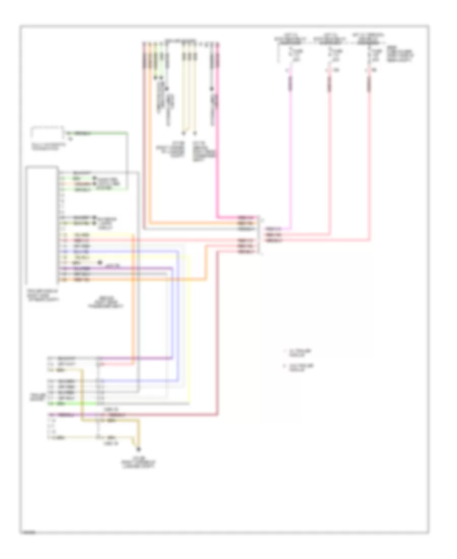 Электросхема розетки подключения прицепа, Дорестайлинг для BMW ActiveHybrid 3 2014