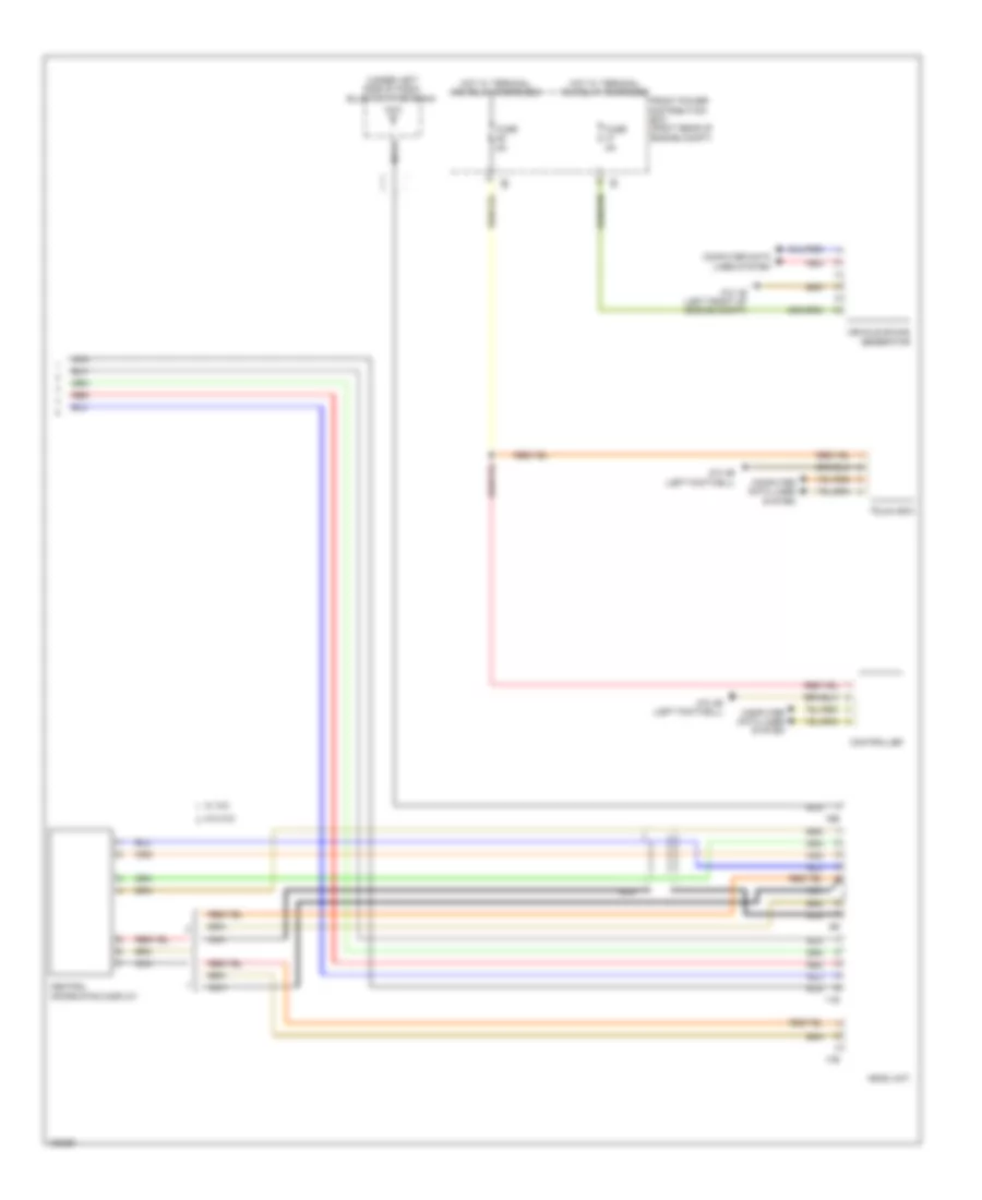Navigation Wiring Diagram, withHifi Radio & Active Sound Design (6 из 6) для BMW ActiveHybrid 3 2014