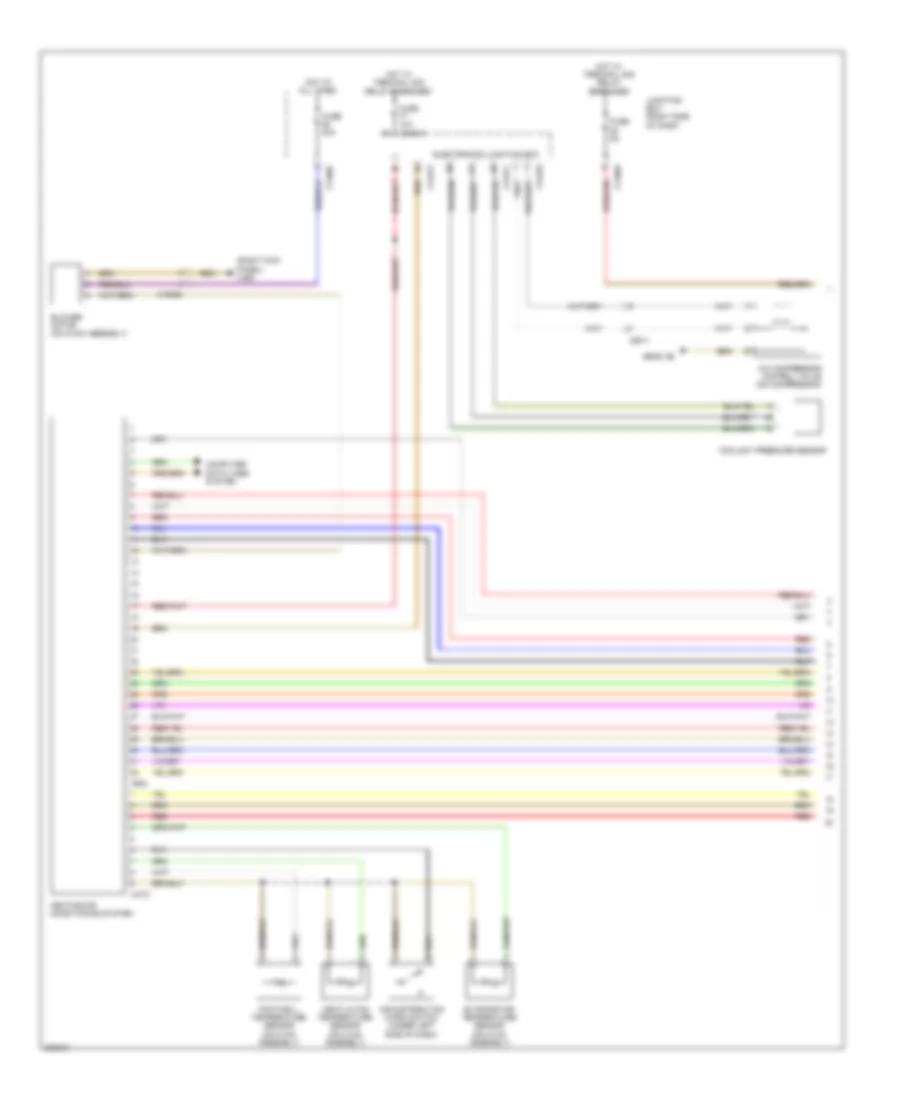Электросхема кондиционера с ручный управлением (1 из 2) для BMW Z4 35i 2012