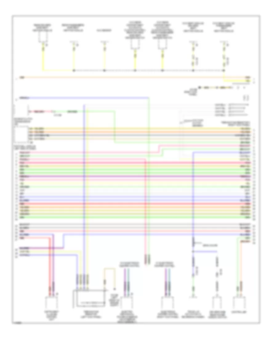 Электросхема линии передачи данных CAN (2 из 4) для BMW M6 2013
