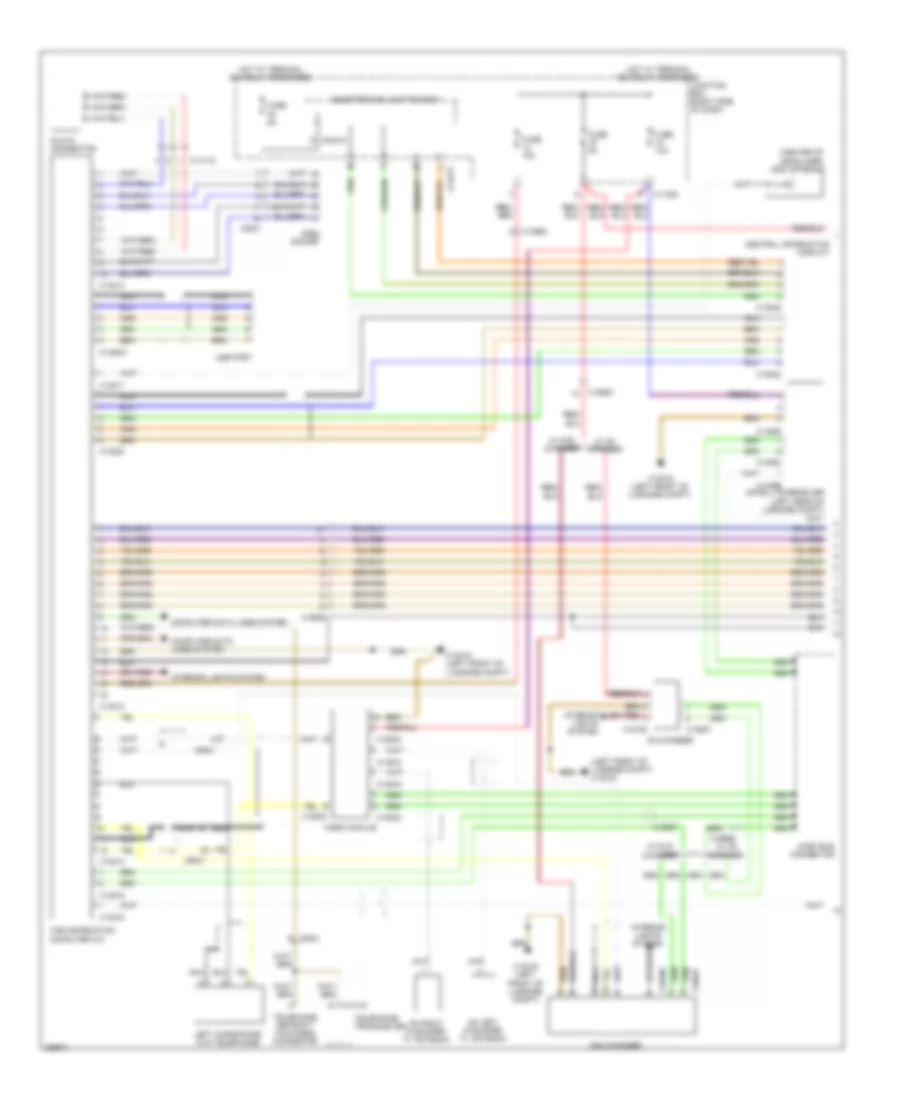 Navigation Wiring Diagram, withCIC & HIFI Радио (1 из 2) для BMW Z4 35is 2012