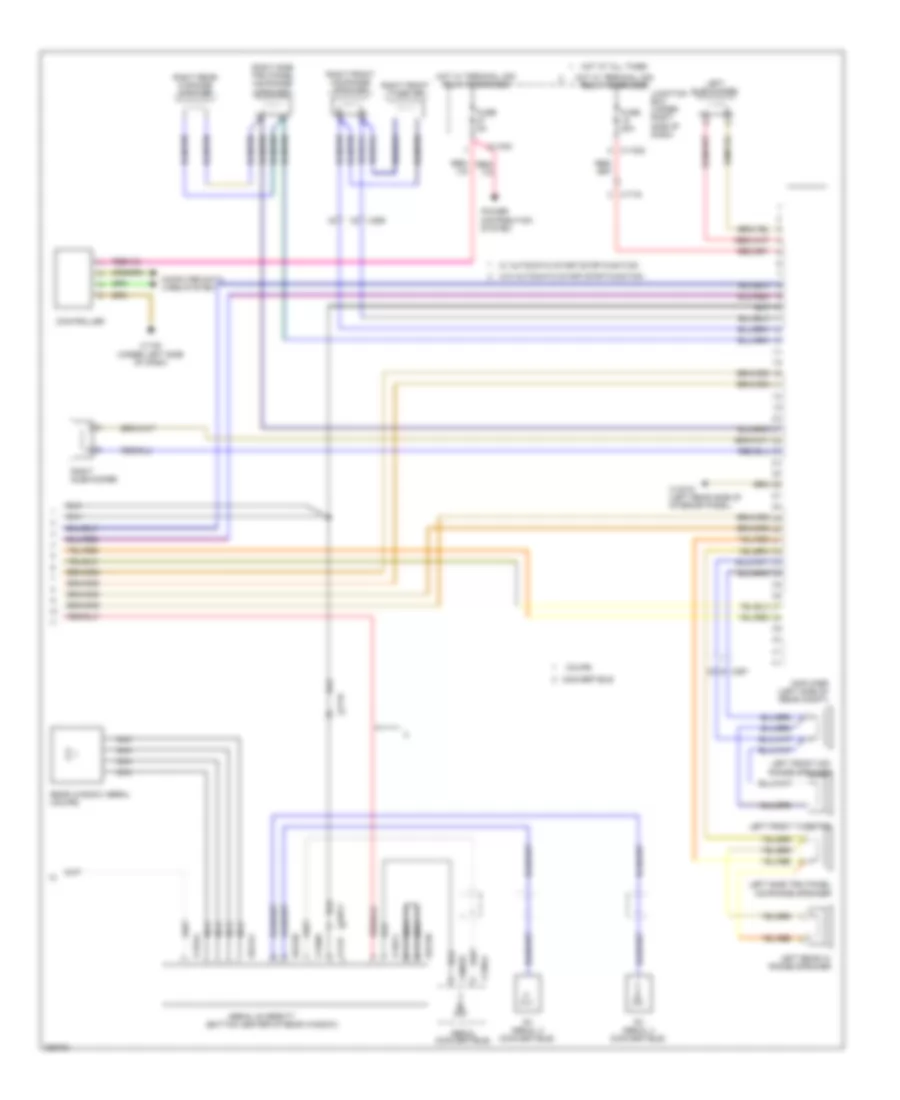 Navigation Wiring Diagram, Hifi Radio withCCC & M-ASK (3 из 3) для BMW 128i 2013