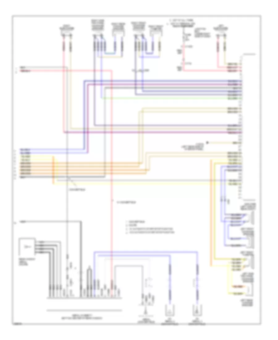 Hifi Radio Wiring Diagram, without CIC, CCC & M-ASK (2 из 2) для BMW 128i 2013