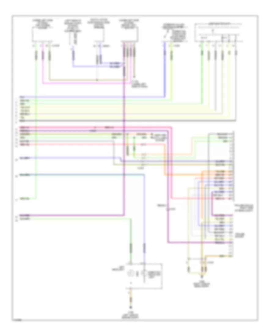 Электросхема розетки подключения прицепа и внешнего освещения (3 из 3) для BMW 135i 2013