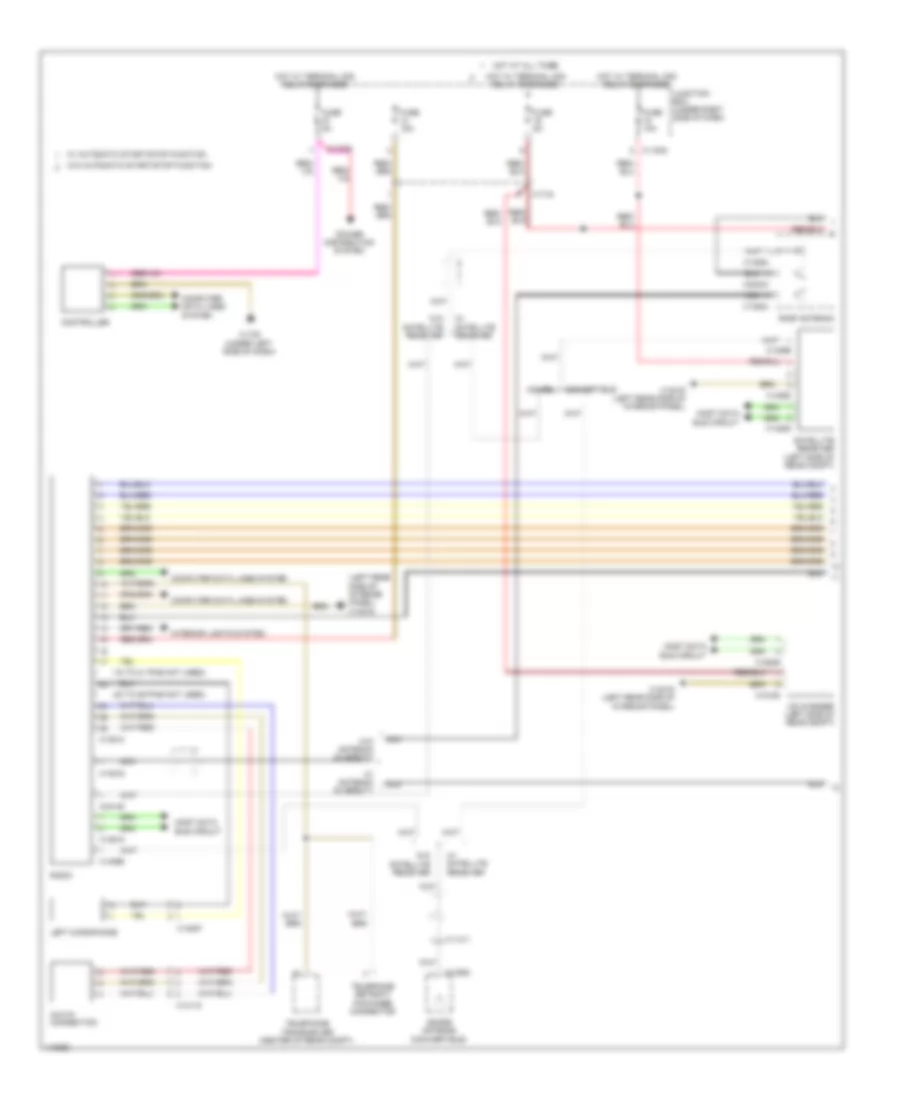 Hifi Radio Wiring Diagram, without CIC, CCC & M-ASK (1 из 2) для BMW 135i 2013