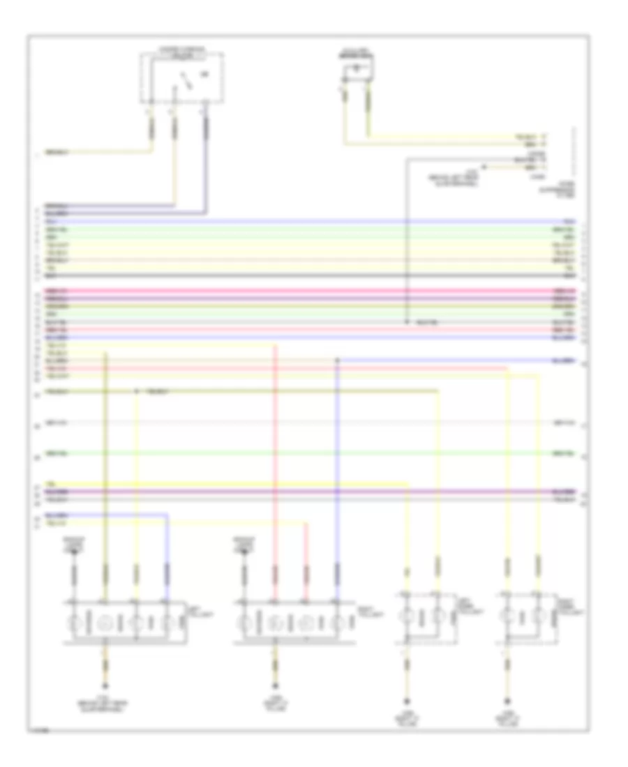 Электросхема розетки подключения прицепа и внешнего освещения (2 из 3) для BMW X1 35i 2013