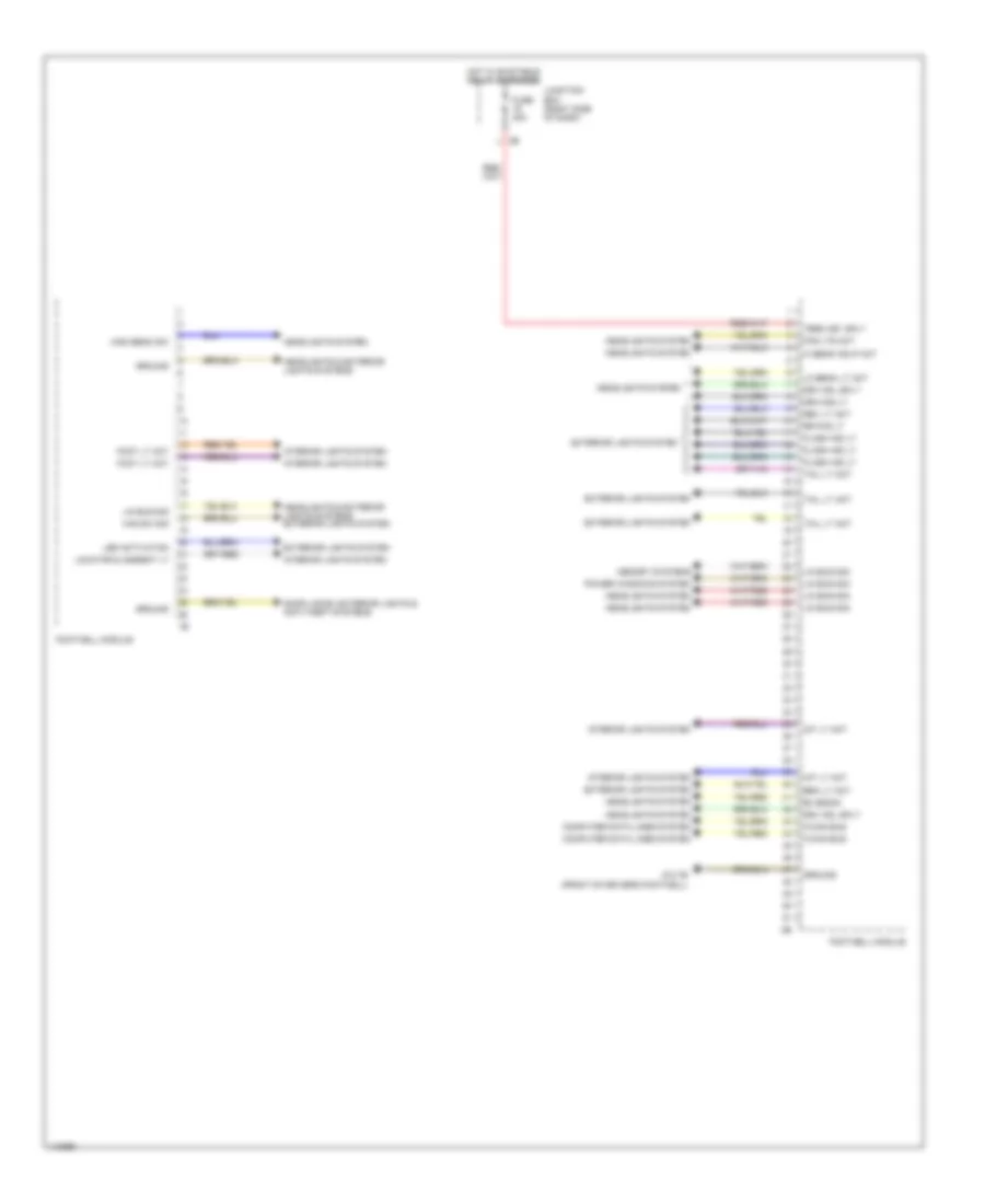 Электросхема блоков управления кузовом (1 из 2) для BMW X3 35i 2013