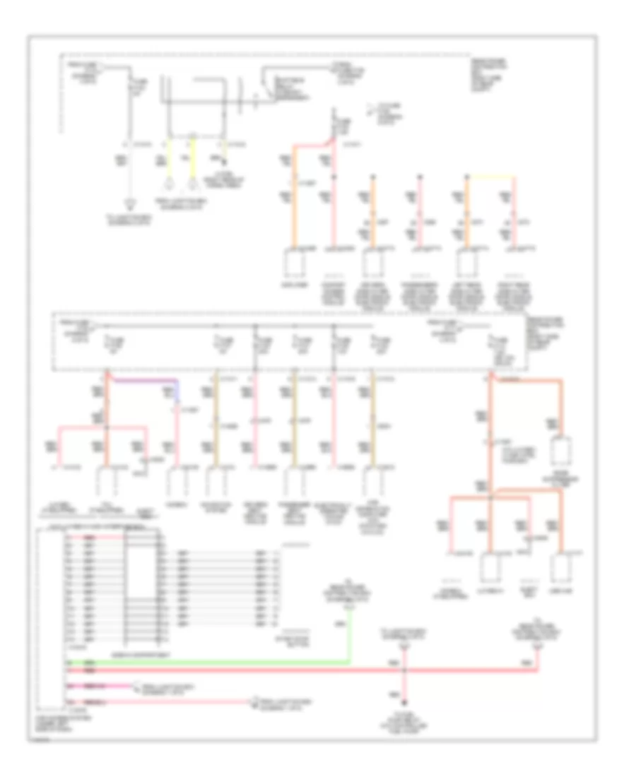 Электросхема блока предохранителей и реле (5 из 5) для BMW X5 35d 2013