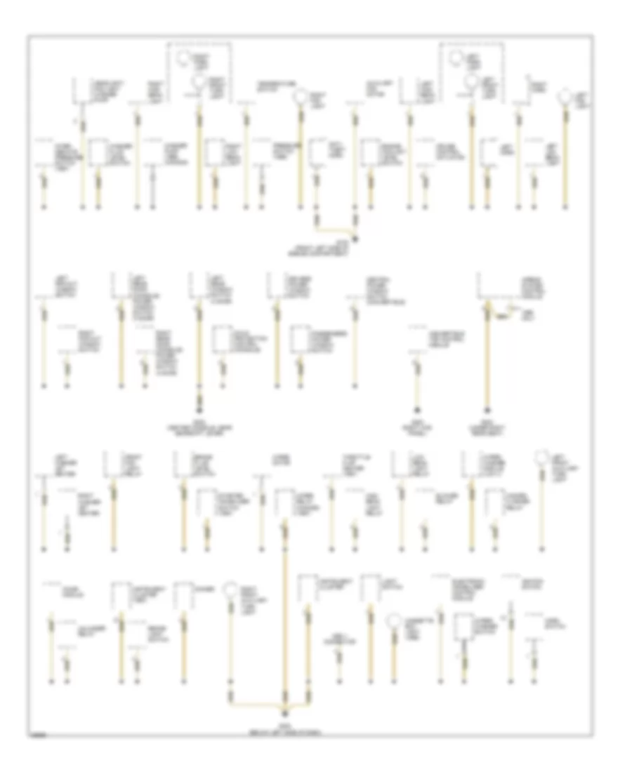 Электросхема подключение массы заземления (1 из 5) для BMW 328i 1996