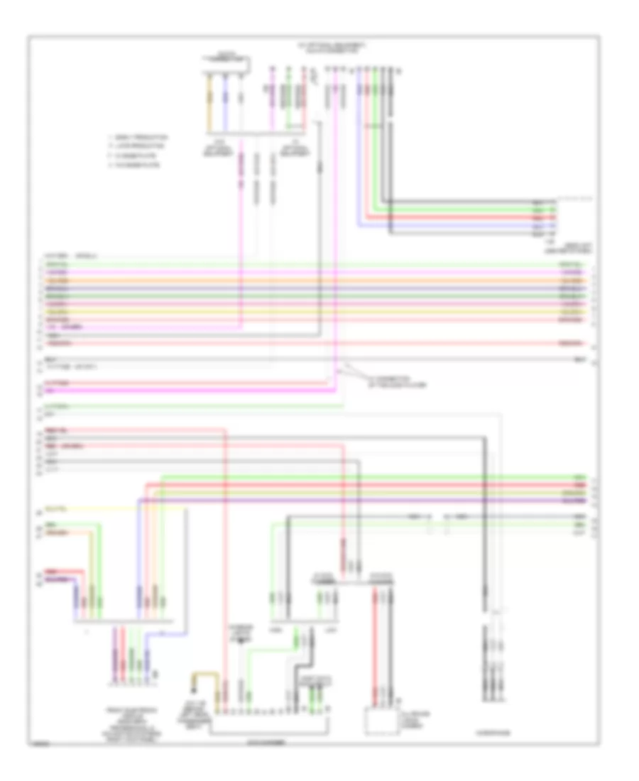 Navigation Wiring Diagram, withHifi Radio & Active Sound Design (2 из 5) для BMW M235i 2014
