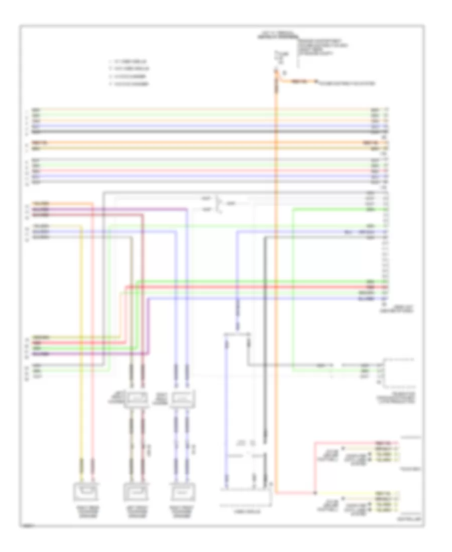 Navigation Wiring Diagram, without Hifi Radio & Active Sound Design (3 из 3) для BMW M235i 2014