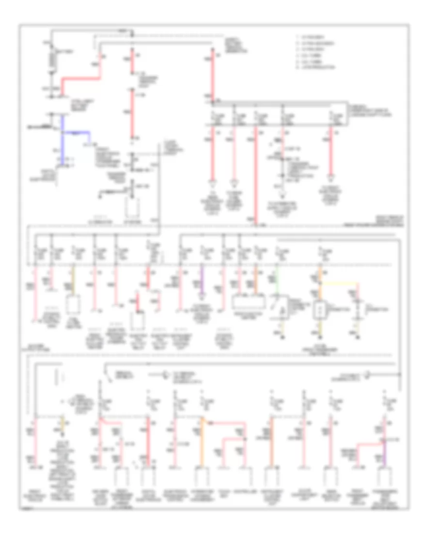Электросхема блока предохранителей и реле (1 из 4) для BMW M235i 2014