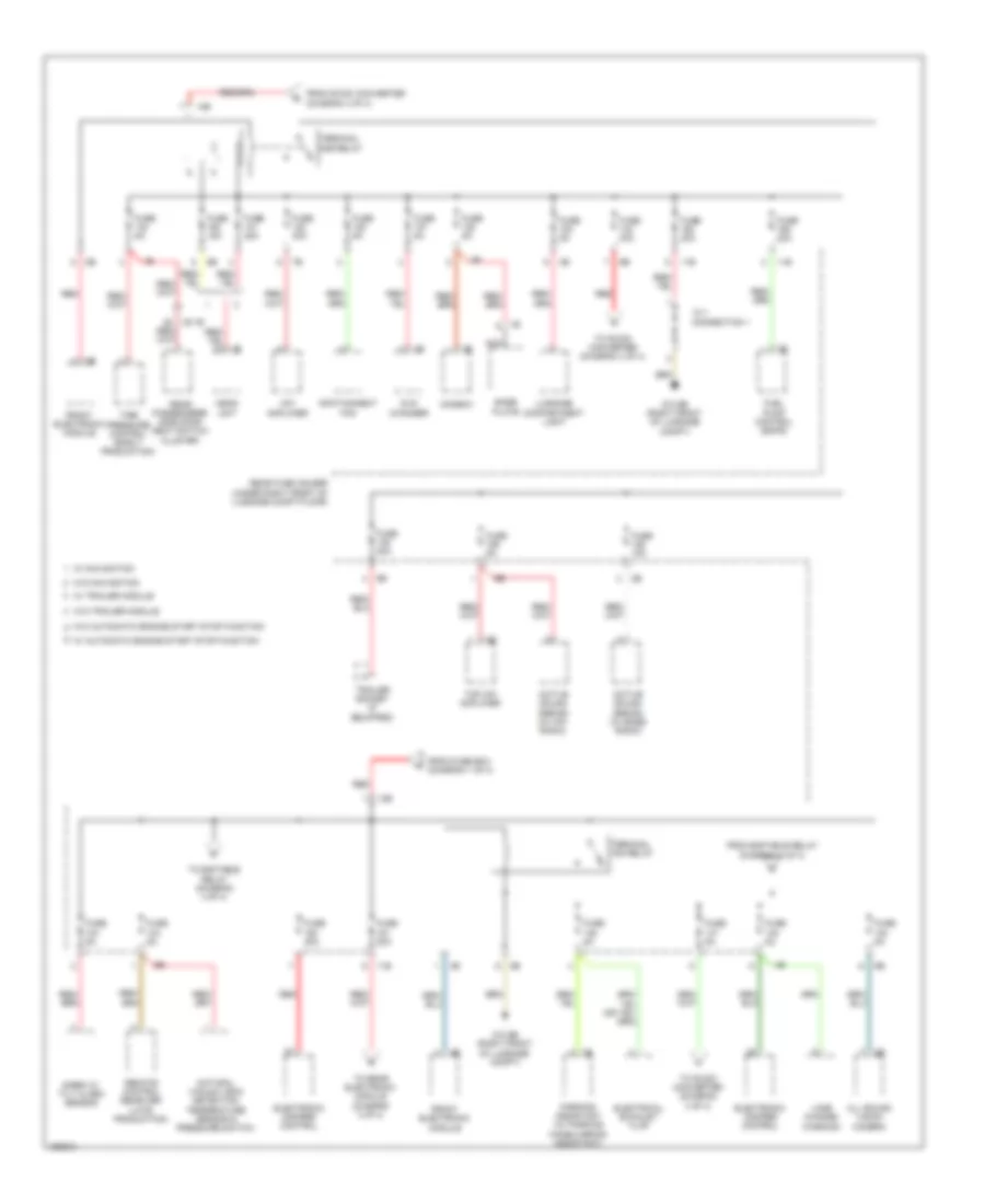 Электросхема блока предохранителей и реле (3 из 4) для BMW M235i 2014